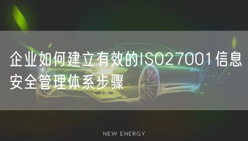 企業(yè)如何建立有效的ISO27001信息安全管理體系步驟(14)